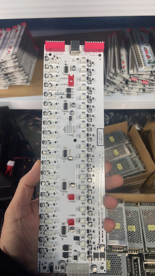 Mobile Phone Group Control Equipment Motherboard Ethernet / WIFI Connection Independent Switch Fan Adjustable Supports USB / OTG