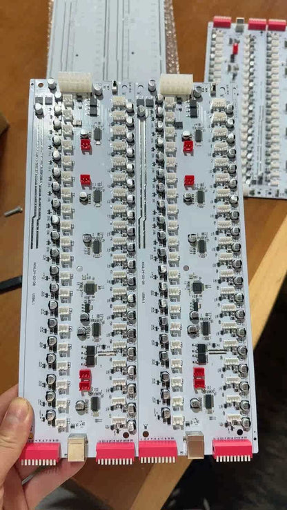 Mobile Phone Group Control Equipment Motherboard Ethernet / WIFI Connection Independent Switch Fan Adjustable Supports USB / OTG