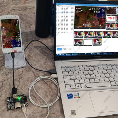 Control central para iPhone sin jailbreak, automatización iOS, estudio de juegos OTG, sincronizador de hardware, placa de control de captura de pantalla